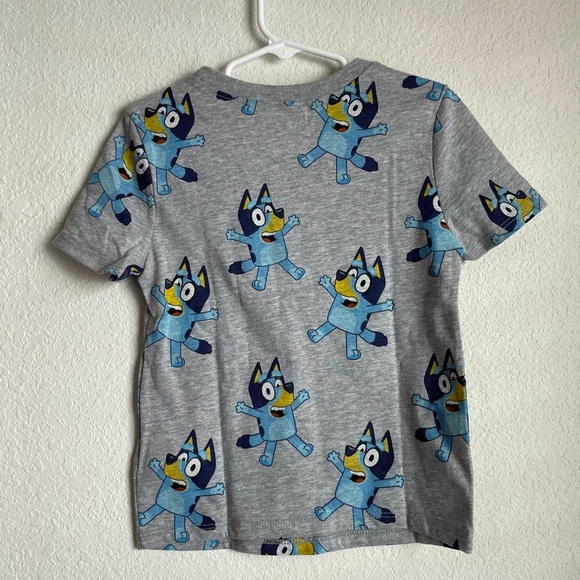 Bluey Kids Short Sleeve Graphic Gray T-Shirt size 5T-NWT - Picture 2 of 4